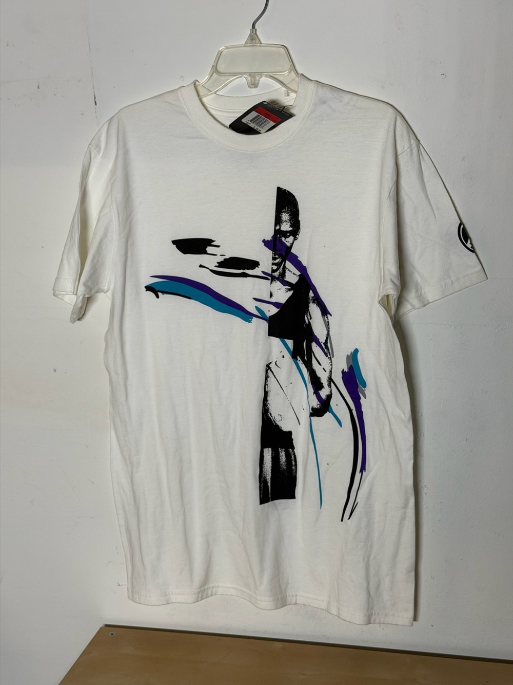 Nike Jordan AF-1 T Shirt Men’s L White NWT 2008 365519-101 Stained